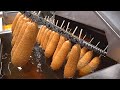 핫도그공장 Mass production! Crispy Korean Hot Dogs Making Process - Korean food factory