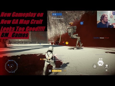New Map Crait!!! First Order Side!!!! Star Wars Battlefront 2