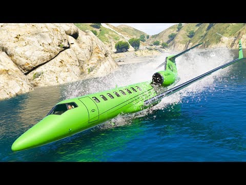 GTA 5 Airplane Engine Failures - Emergency Landings