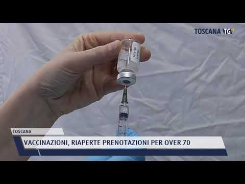 2021-04-17 TOSCANA - VACCINAZIONI, RIAPERTE PRENOTAZIONI PER OVER 70