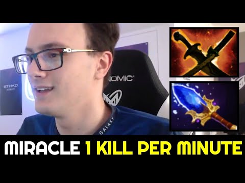 MIRACLE Almost 1 Kill Per Minute with Pos1 Bristleback Dota 2