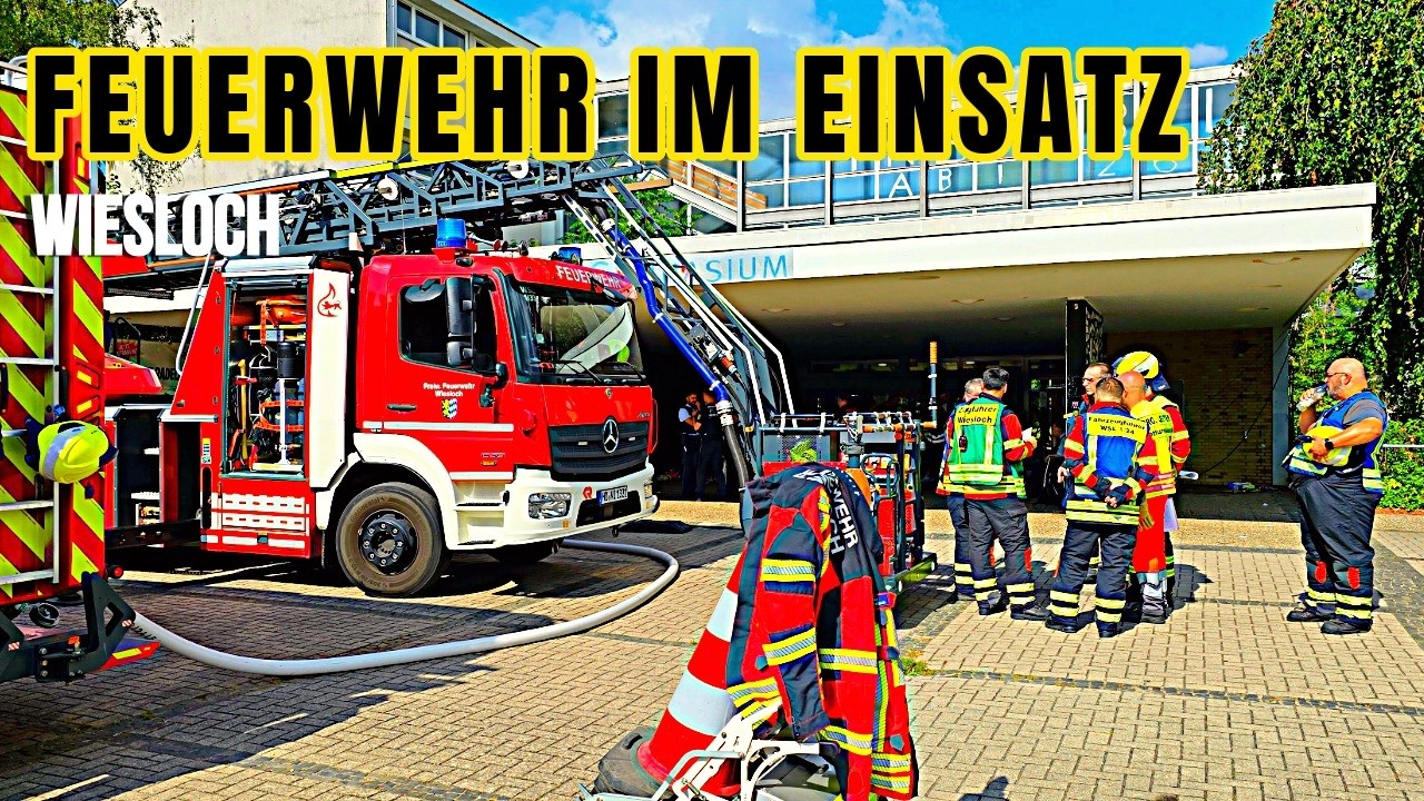 Fernseher fängt an zu rauchen – Feuerwehreinsatz am Ottheinrich-Gymnasium Wiesloch