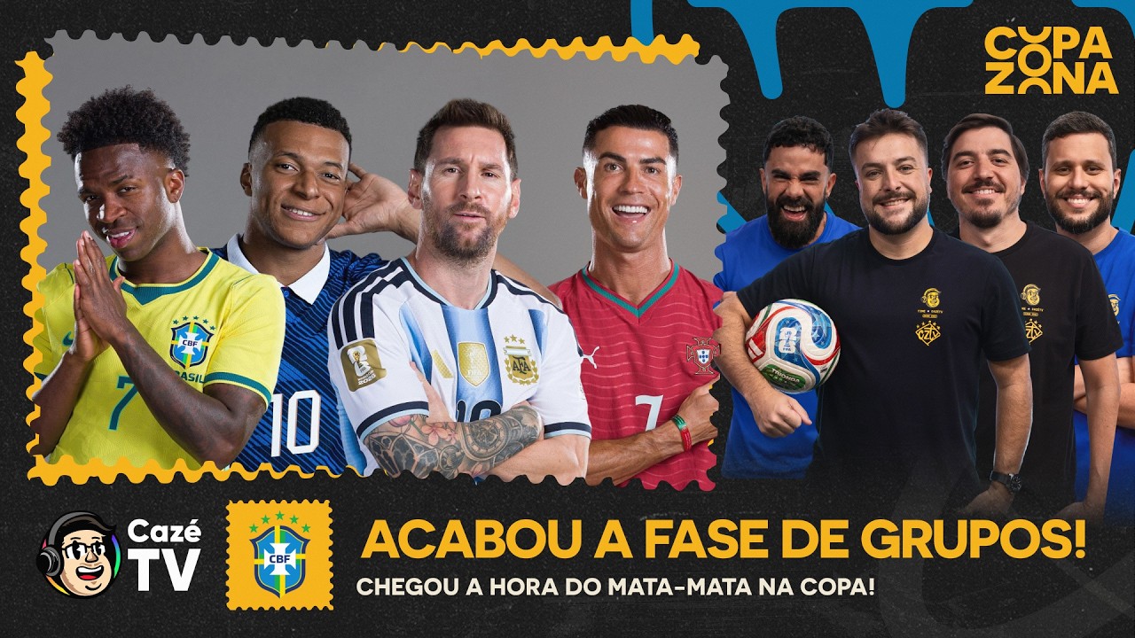 TERMINOU A FASE DE GRUPOS DA COPA DO MUNDO! AMANHÃ COMEÇA O MATA-MATA | COPAZONA