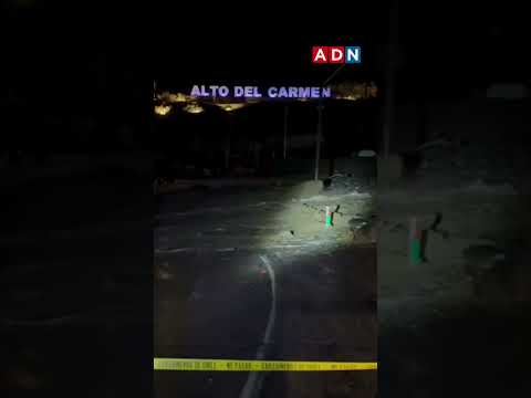 Daños del sistema frontal en la región de Atacama