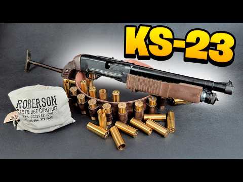 KS-23 SOVIET Shotgun - THE MOST POWERFUL SHOTGUN