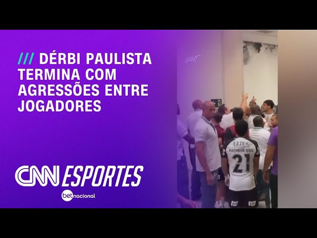 Corinthians diz que jogadores foram agredidos por seguranças do Palmeiras | CNN NOVO DIA