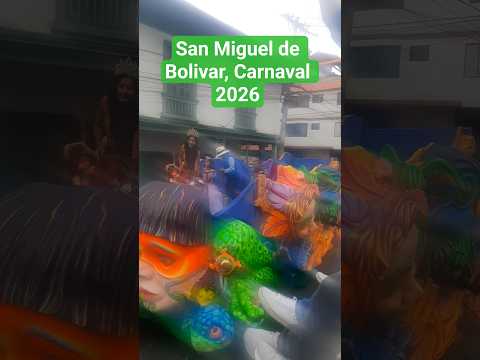 Carros alegóricos en el cantón San Miguel de Bolivar -Carnaval 2027