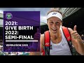 From giving birth to reaching a Wimbledon semi-final #shorts