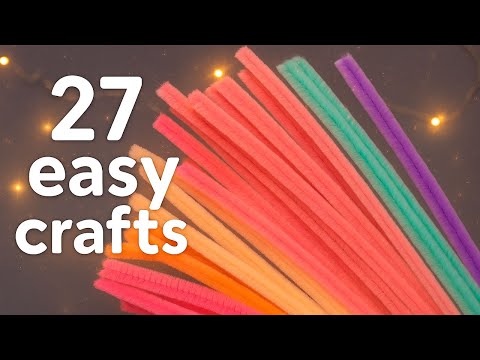 💥WOW💥 27 IDEAS💥 Pipe Cleaner Flowers DIY