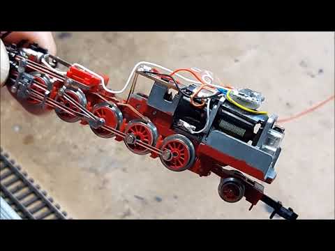 Model railway, new construction, BR 85 by Minitrix, digitized