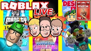 Roblox Live With Schlamaddy Weekly Robux Giveaway -