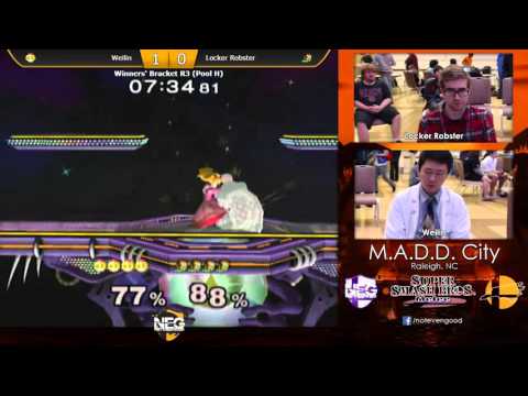[M.A.D.D. City - Raleigh] (Pool H) Winners' R3 - Weilin (Peach) vs Locker Robster (Ganondorf)