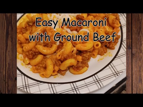 Pasta Dishes Recipe | Beef Ground Meat Recipes, easy recipes, pasta recipes, comfort food meals