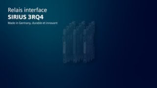 Relais interface SIRIUS 3RQ4 - Made in Germany, durable et innovant