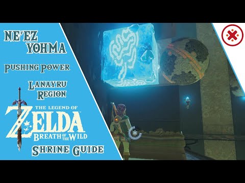 GUIDE Ne'ez Yohma Shrine (Pushing Power) Legend of Zelda Breath of the Wild ALL CHESTS