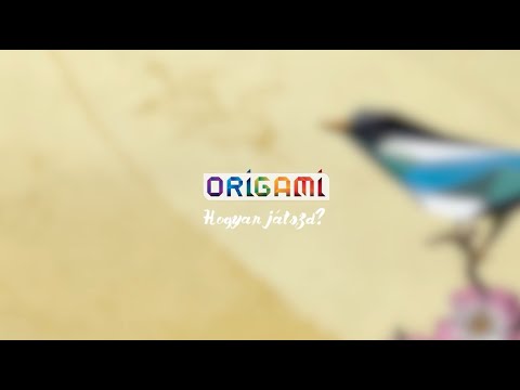Origami társasjáték bemutató