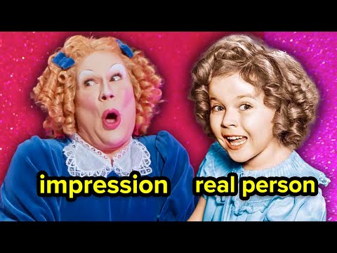 Comparing Snatch Game Impressions to the Real Person