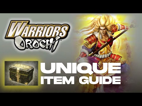 Warriors Orochi | Keiji Maeda's Unique Item Guide