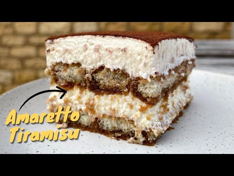 Amaretto Tiramisu | The Ultimate Homemade Dessert!