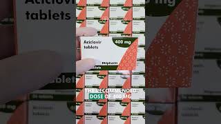 Aciclovir 💊 an antiviral drug for herpes infections. #pharmacy #shorts #medicine #medication