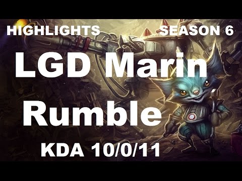 LGD Marin - Rumble vs Ryze - Top - Highlights
