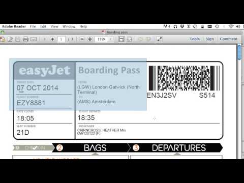 How To Print Your Boarding Pass With No Ads To Save Printer Ink