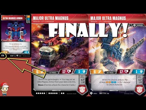 Super Rare Ultra Magnus Has Its Own 2 STAR Battle Card! (Transformers TCG) Video