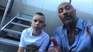 &#39;The Rock&#39; Has a Message for 10-Year-Old Who Saved Little Brother From Drowning
