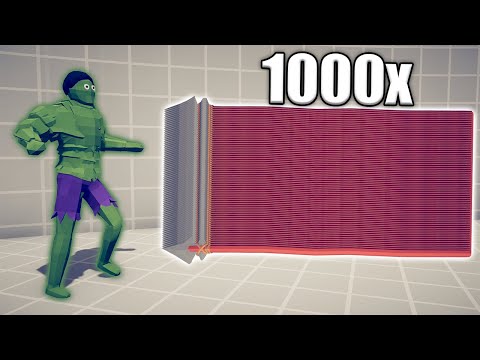 1000x OVERPOWERED SPEAR THROWER vs BOSS UNITS - TABS | Totally Accurate Battle Simulator 2024