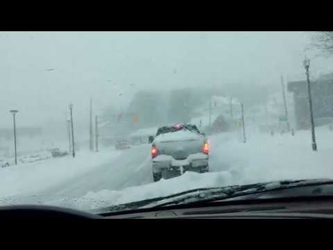 Snow conditions & ECARA WX net 13 Mar 2018 Blizzard Webster, MA