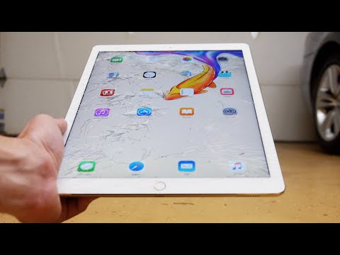 Falltest der Haltbarkeit des iPad Pro!