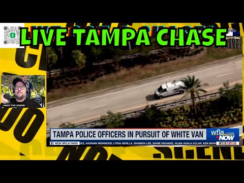 LIVE POLICE CHASE IN TAMPA FLORIDA