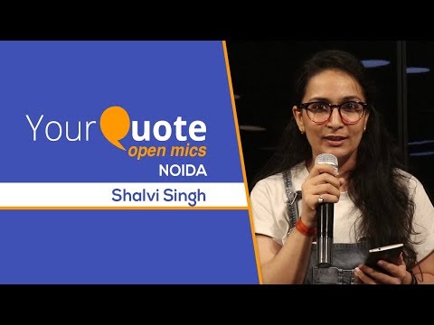 'Kadvi Chocolate Bachpan Ki' by Shalvi Singh | Hindi//Urdu Poetry | YQ - Noida (Open Mic 9)