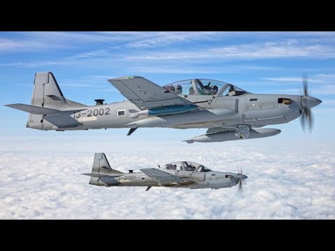 A-29 Super Tucano Attack and Counter-Insurgency Aircraft • Afghan Air Force