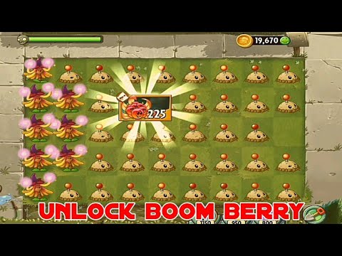 Plants vs Zombies 2 How to Unlock Plants Boom Berry Without Collect Seed Packets and Diamonds