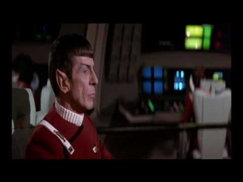 Star Trek II Enterprise Leaves Spacedock