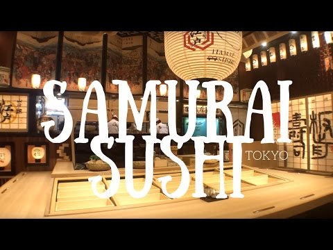 東京のサムライ寿司 (Samurai Sushi in Tokyo)