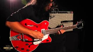 Video thumbnail for Quick Riffs: Gretsch G6137TCB  Ltd Ed Panther by Swee Lee
