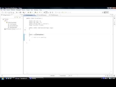 Java Beginner Programming Part 8 Coding Class Methods And Structure