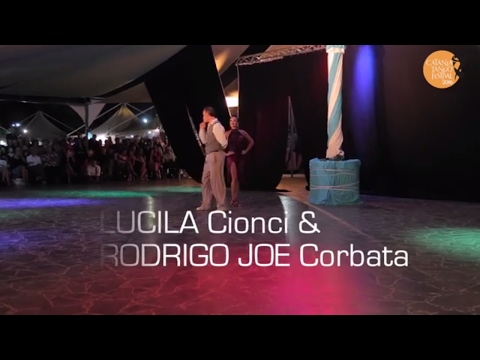 Lucila Cionci  and  Joe Corbata  are  dancing  at  Catania Tango Festival  in  2016