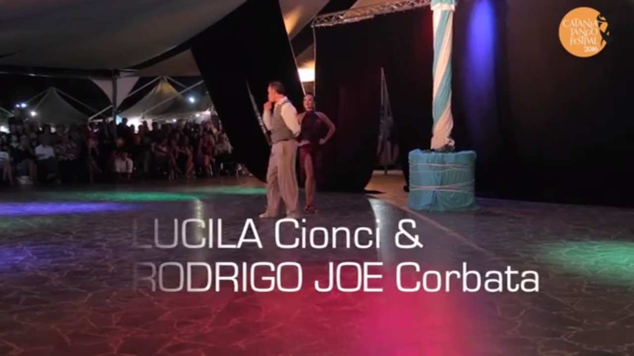 Lucila Cionci & Joe Corbata Catania Tango Festival 2016
