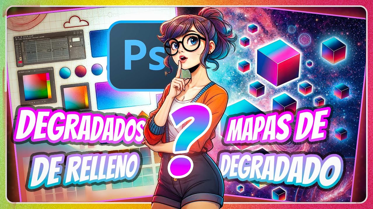 🔥 What is the DIFFERENCE? 🤔 (Gradients vs Maps in Photoshop)🌈
