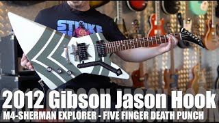 Video thumbnail for Simply amazing Gibson Jason Hook M4-Sherman Explorer by George V Guitars