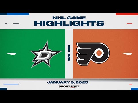 NHL Highlights | Stars vs. Flyers - January 9, 2025