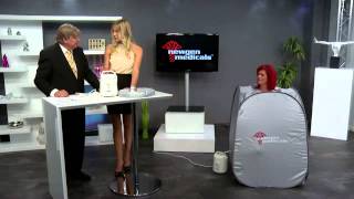 Walter Freiwald präsentiert die newgen medicals Portables Heim-Dampfbad /-Sauna @PEARL-TV