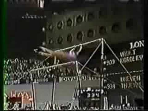 Dorte Thuemmler - 1987 Worlds EF - Uneven Bars