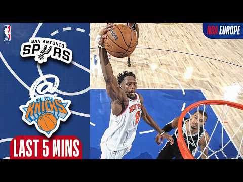 The Last 5 WILD Minutes Of Spurs @ Knicks 🔥🏀 OG With the CLUTCH In NBA Finals Game 4!