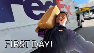 First Day Working At FedEx! | Vlog 56