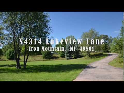 N4314 Lakeview Lane, Iron Mountain  MI  49801