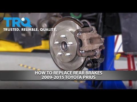 How to Replace Rear Brakes 2009-2015 Toyota Prius